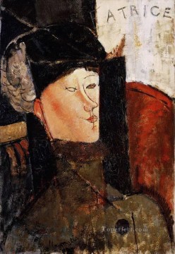 Retrato de Beatriz Hastings 1916 1 Amedeo Modigliani Pinturas al óleo